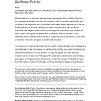 Barbara Nessim - BGC Oral History Project.pdf